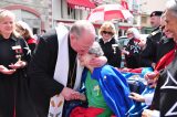 2011 Lourdes Pilgrimage - Archbishop Dolan with Malades (156/267)